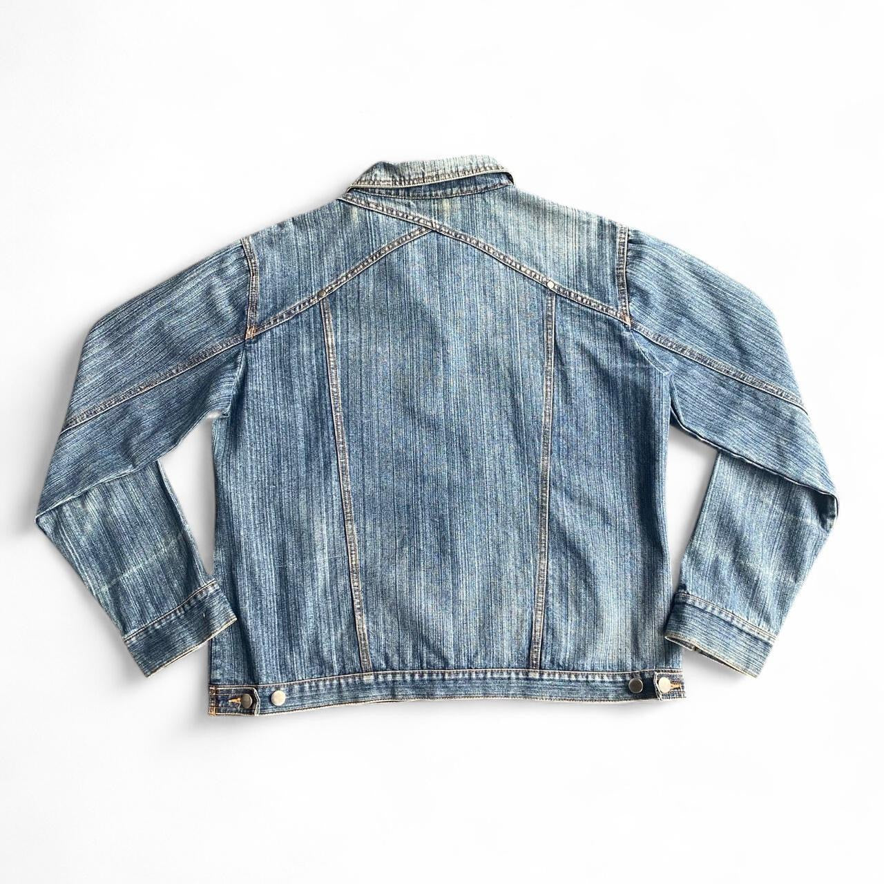 90s Vintage blue denim jacket