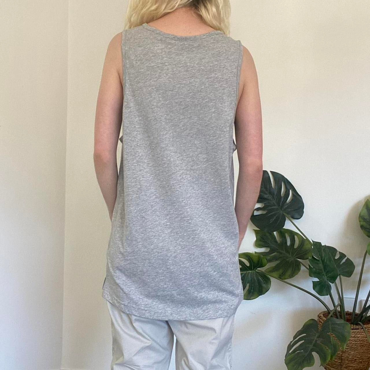 Y2K Grey Canterbury sportswear tank top