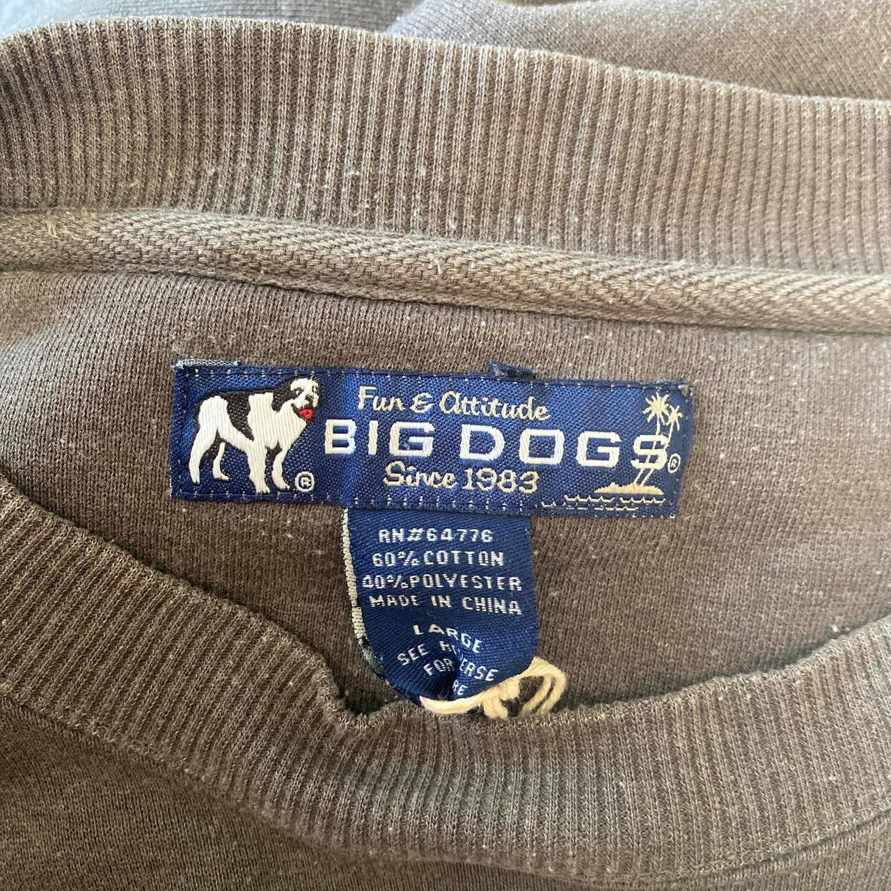 Vintage Grey Embroidered Crewneck