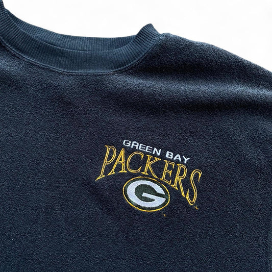 Navy Green Bay Packers NFL crewneck sweatshirt
