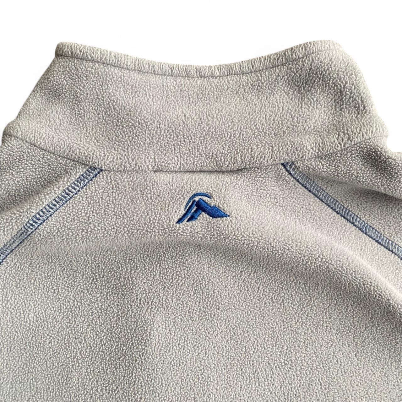 Macpac lightweight grey half zip fleece