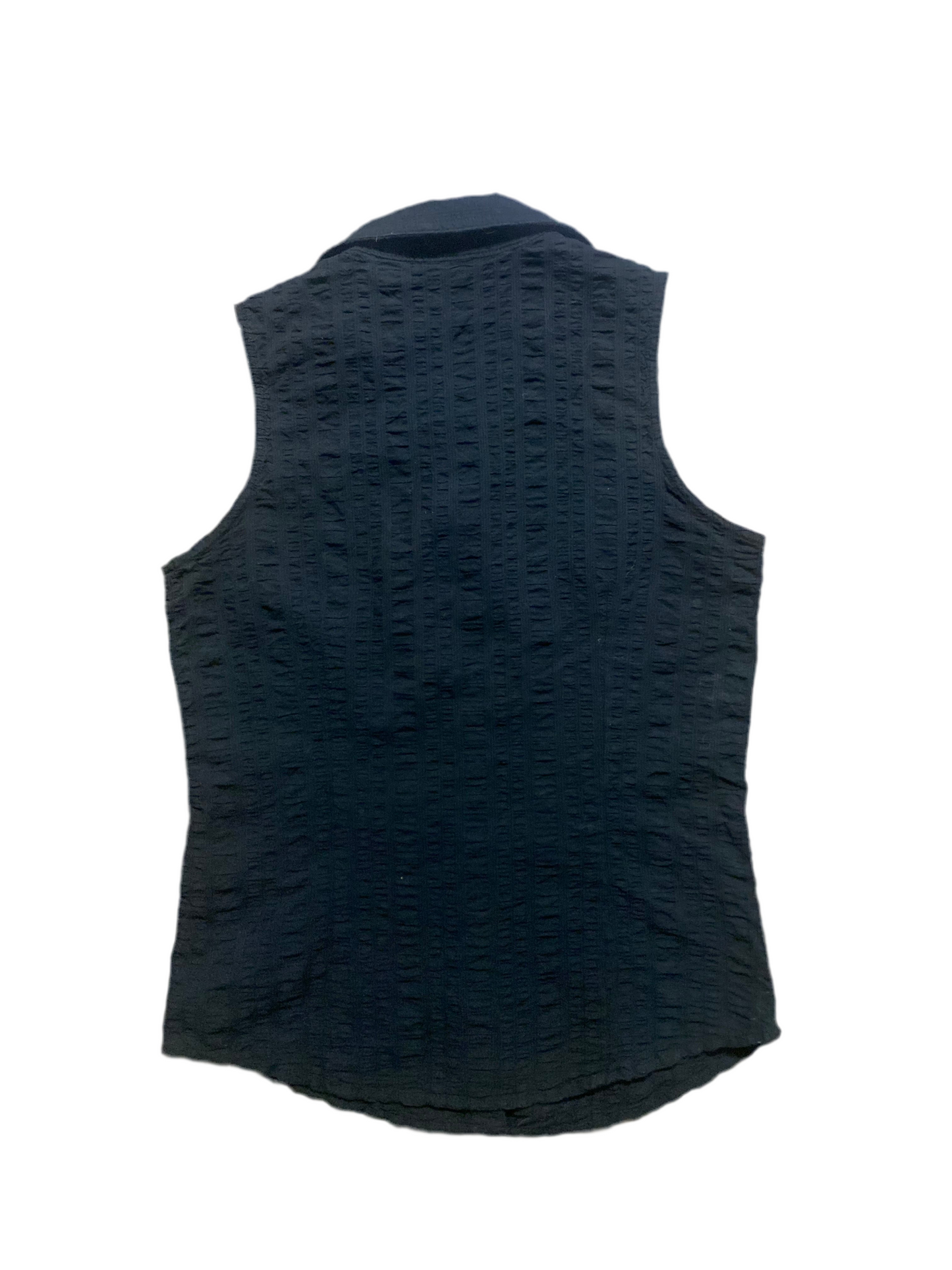 Y2K Harley Davidson Black Collared button up Top