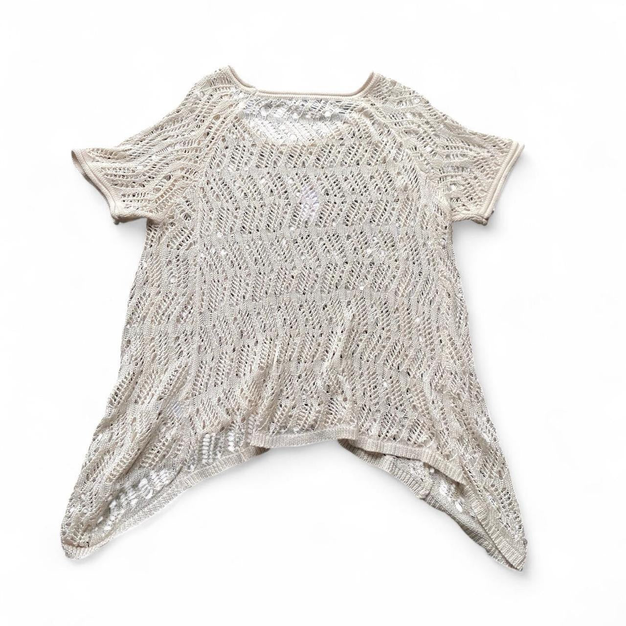 Beautiful Cream fairy crochet top