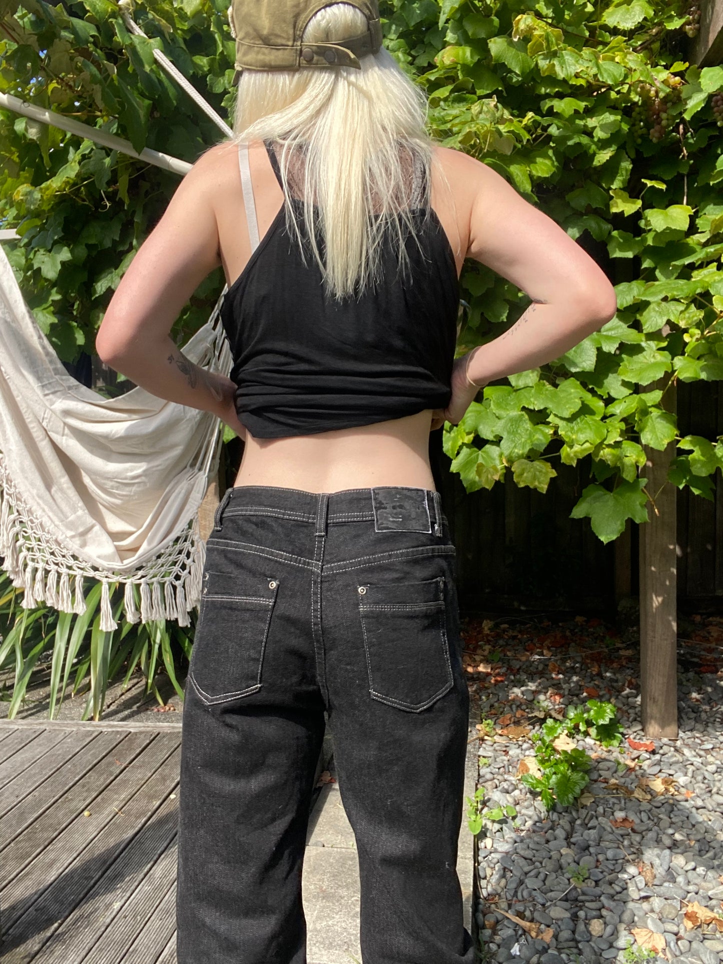 Cool 00s Charcoal Denim Jeans