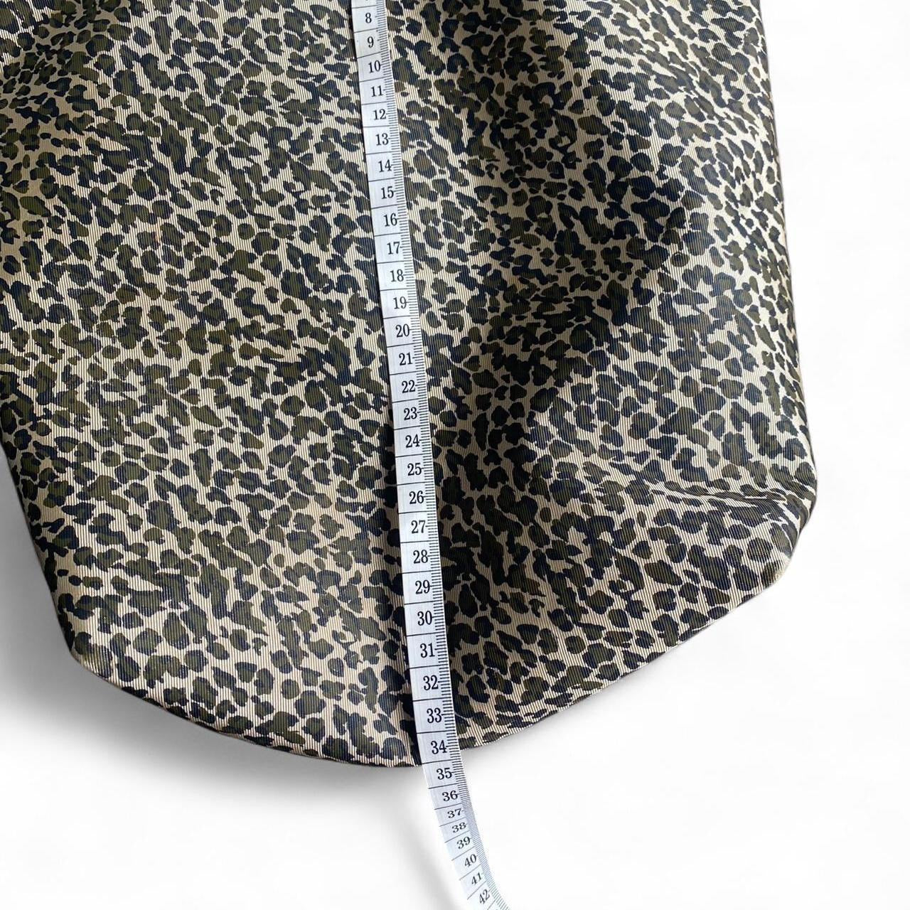 90s Vintage Cheetah Print Canvas Tote Bag!
