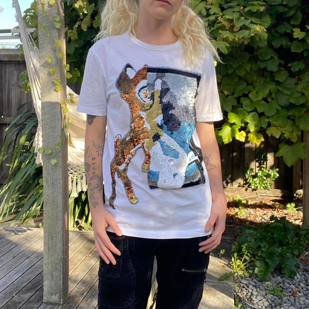 The Coolest Sequin Bambi t-shirt