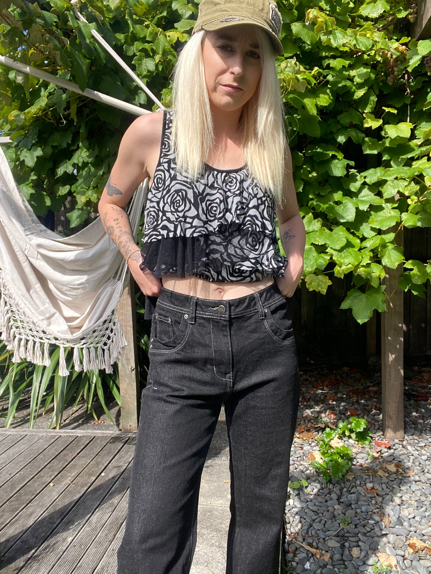 Cool 00s Charcoal Denim Jeans
