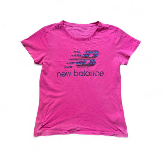 Pink New Balance short sleeve tee