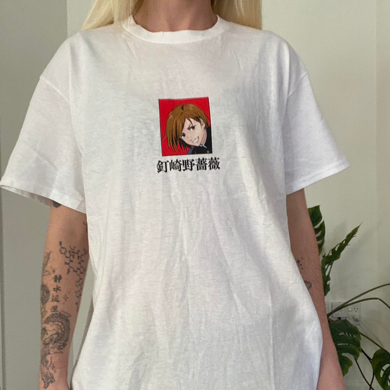 Sick Ju-jutsu Kaisen goat crew white t-shirt