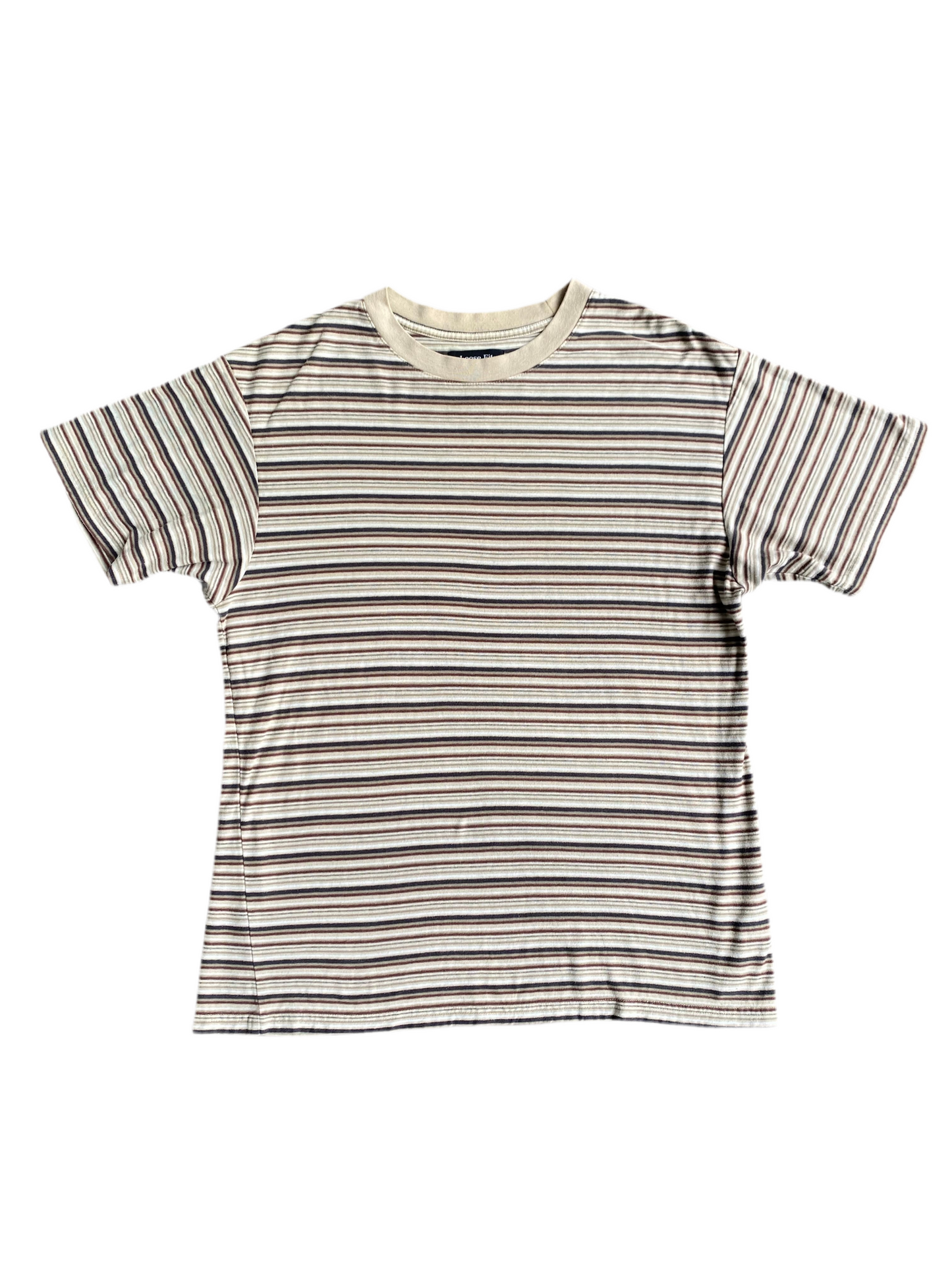 Vintage 90s striped cotton t-shirt