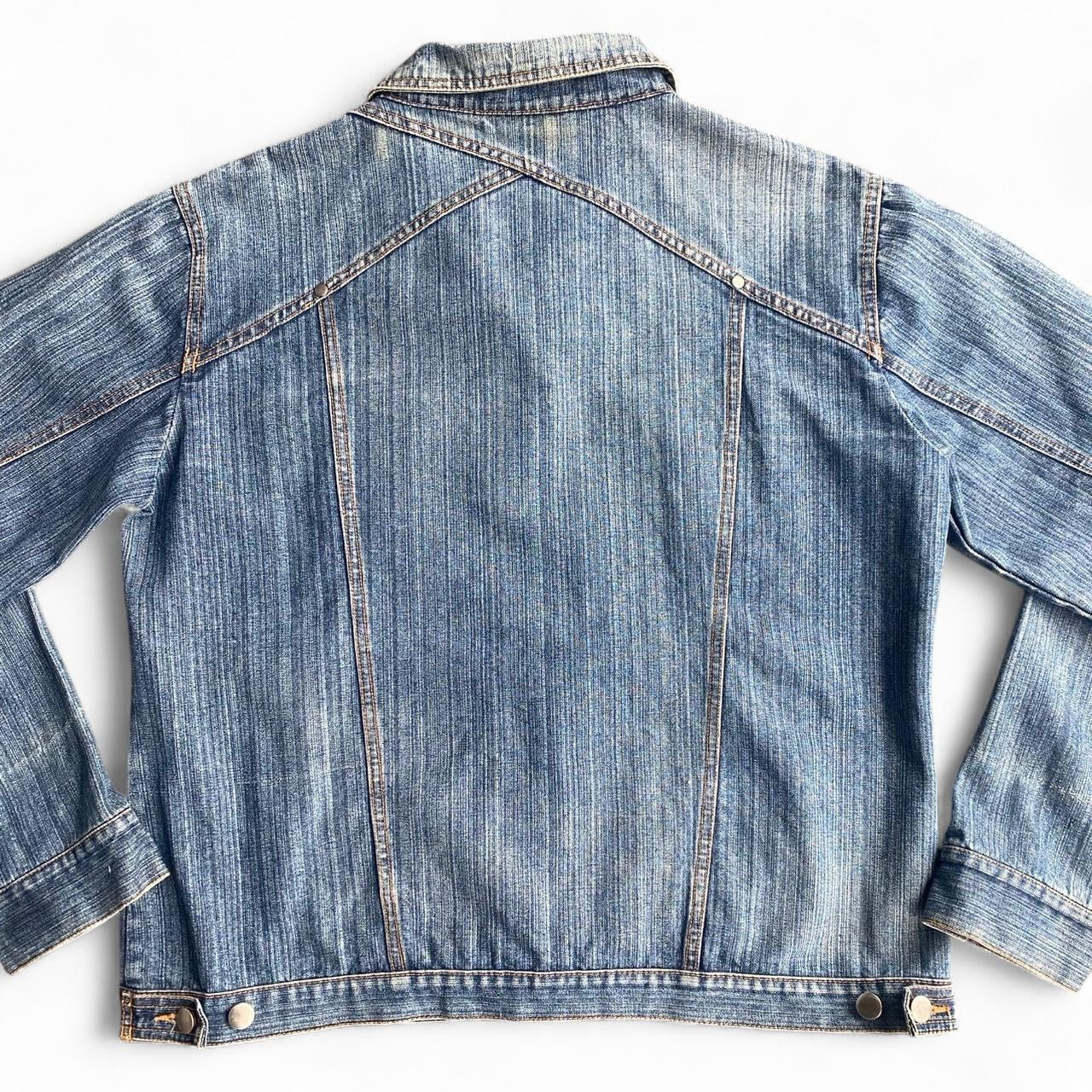 90s Vintage blue denim jacket