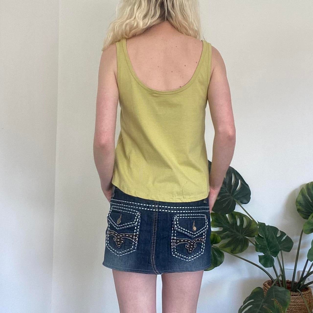 Cute Green cropped Rip Curl tank top