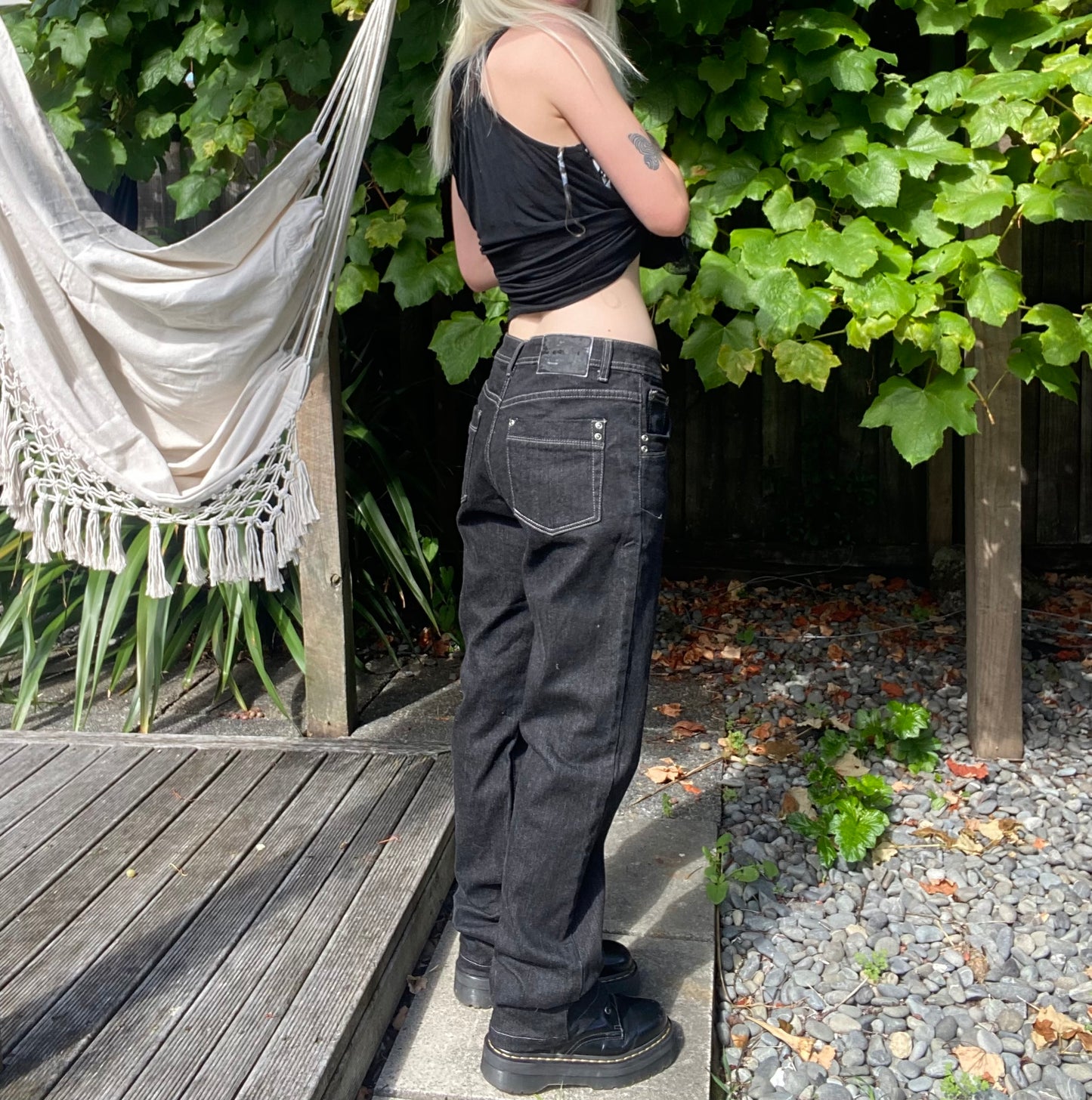 Cool 00s Charcoal Denim Jeans