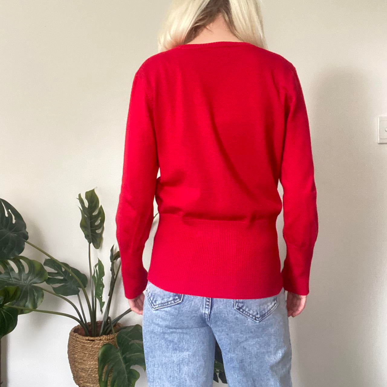Cute red knit Cardi