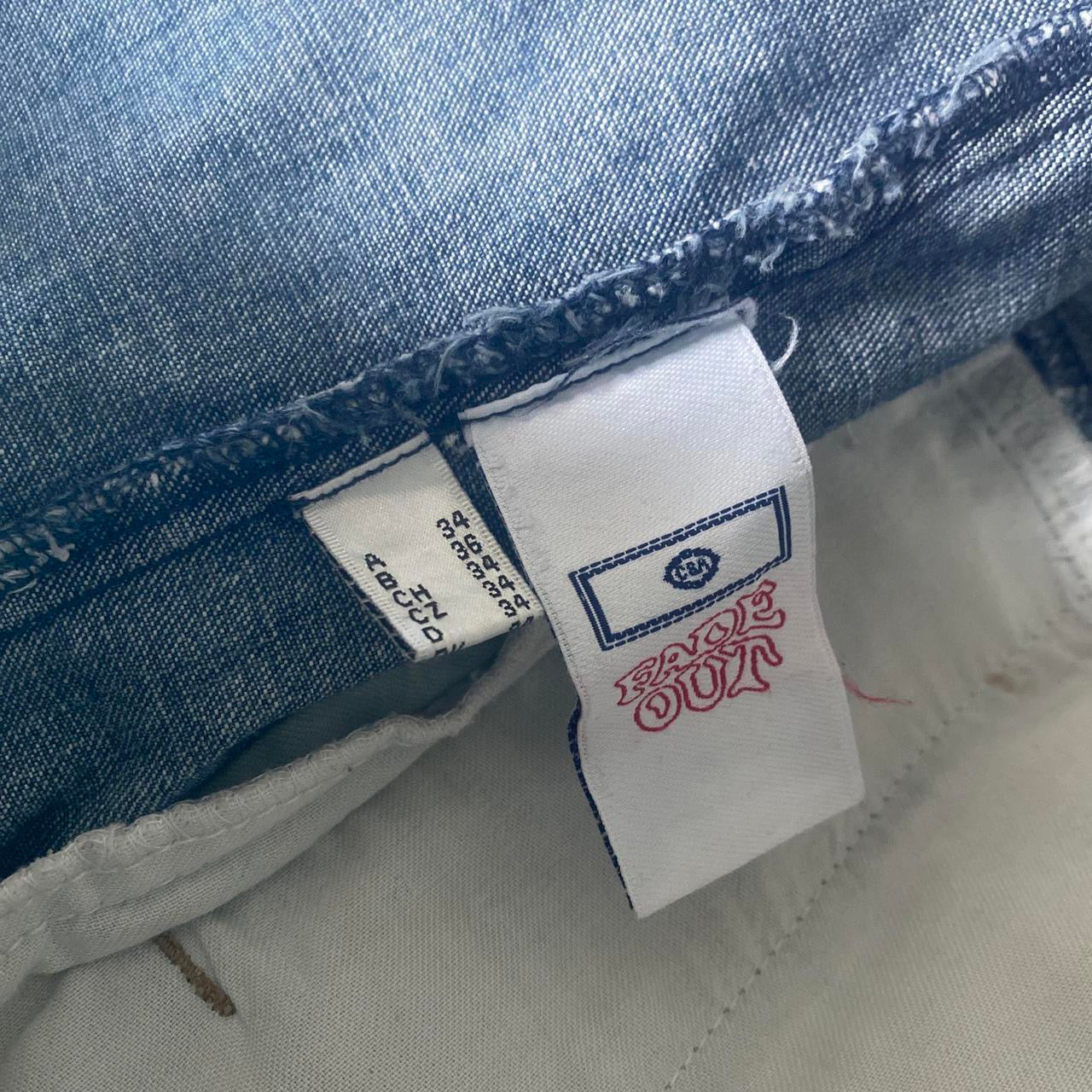 00s style denim fitted jacket