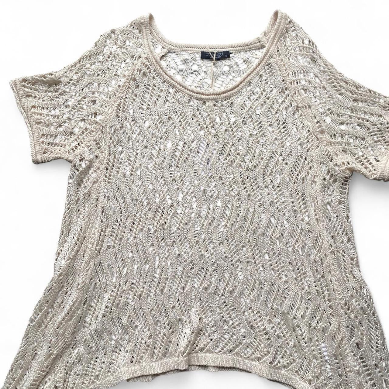 Beautiful Cream fairy crochet top