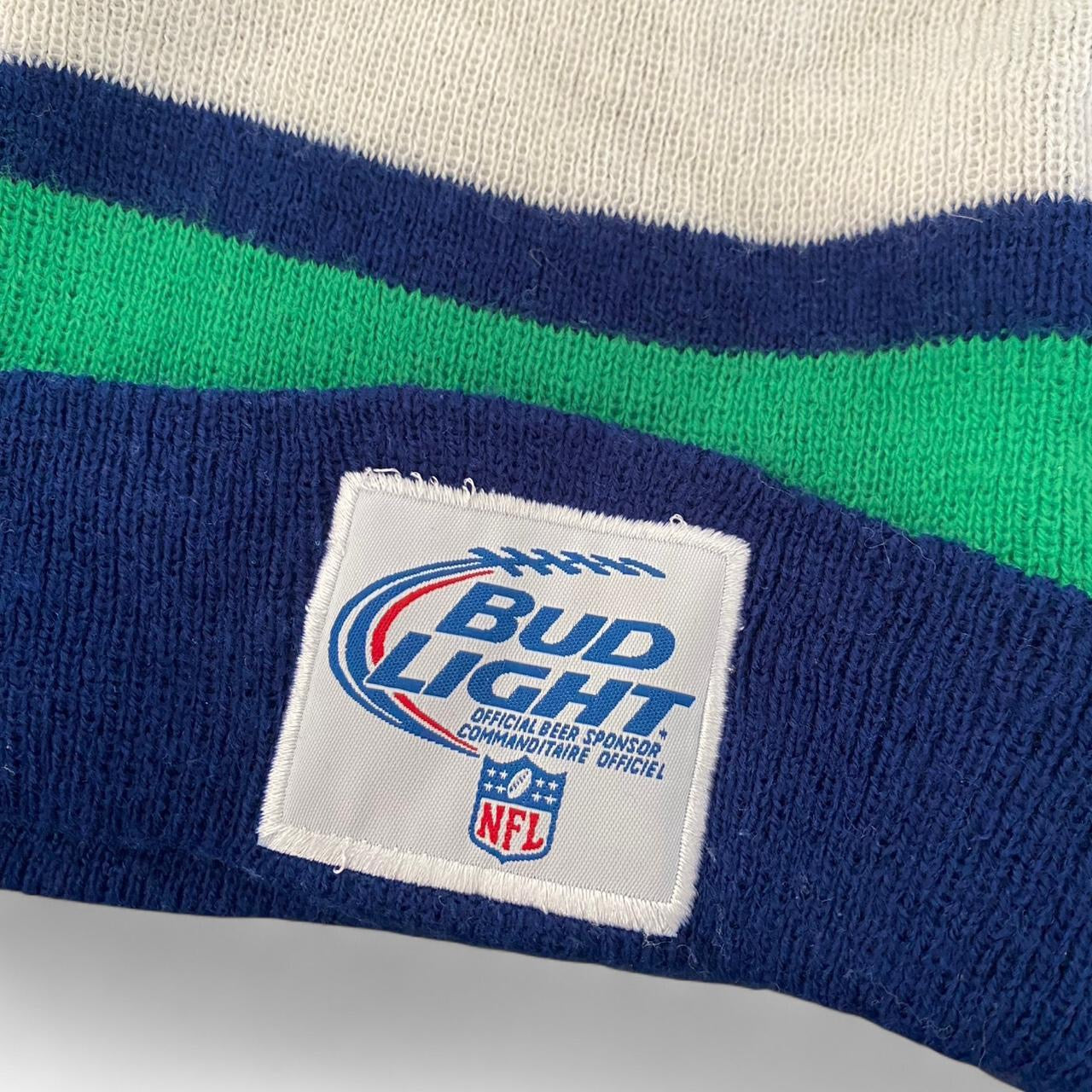 Bud Light NFL Seattle Seahawks Pom Pom Beanie