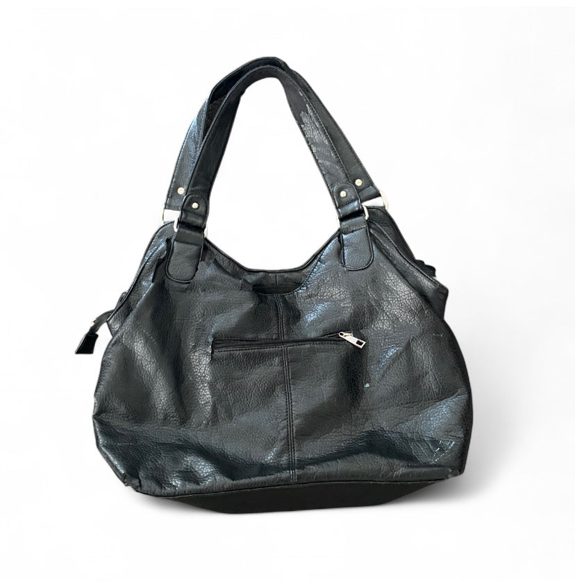 Y2K chunky leather Dolce & Gabbana bootleg shoulder bag
