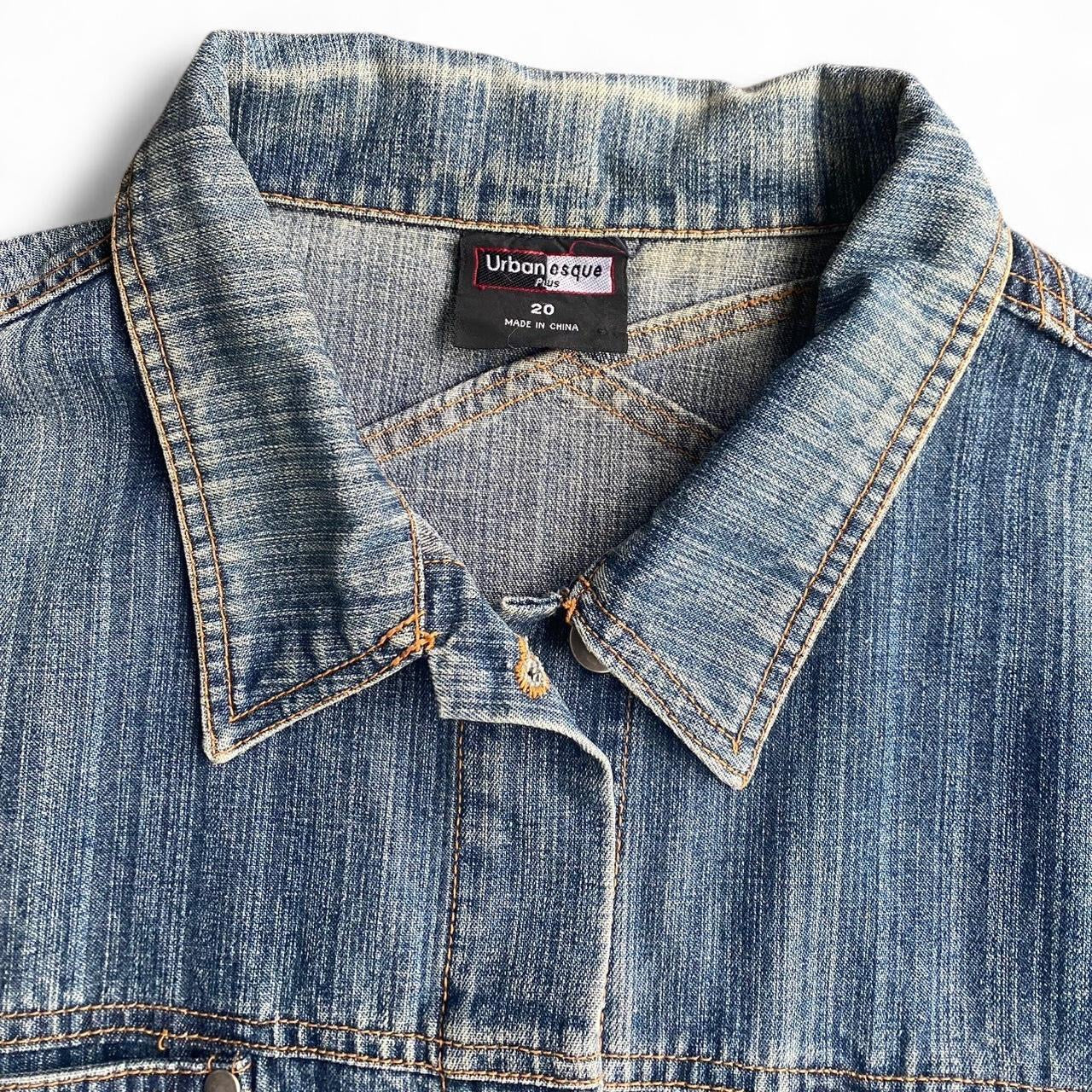 90s Vintage blue denim jacket