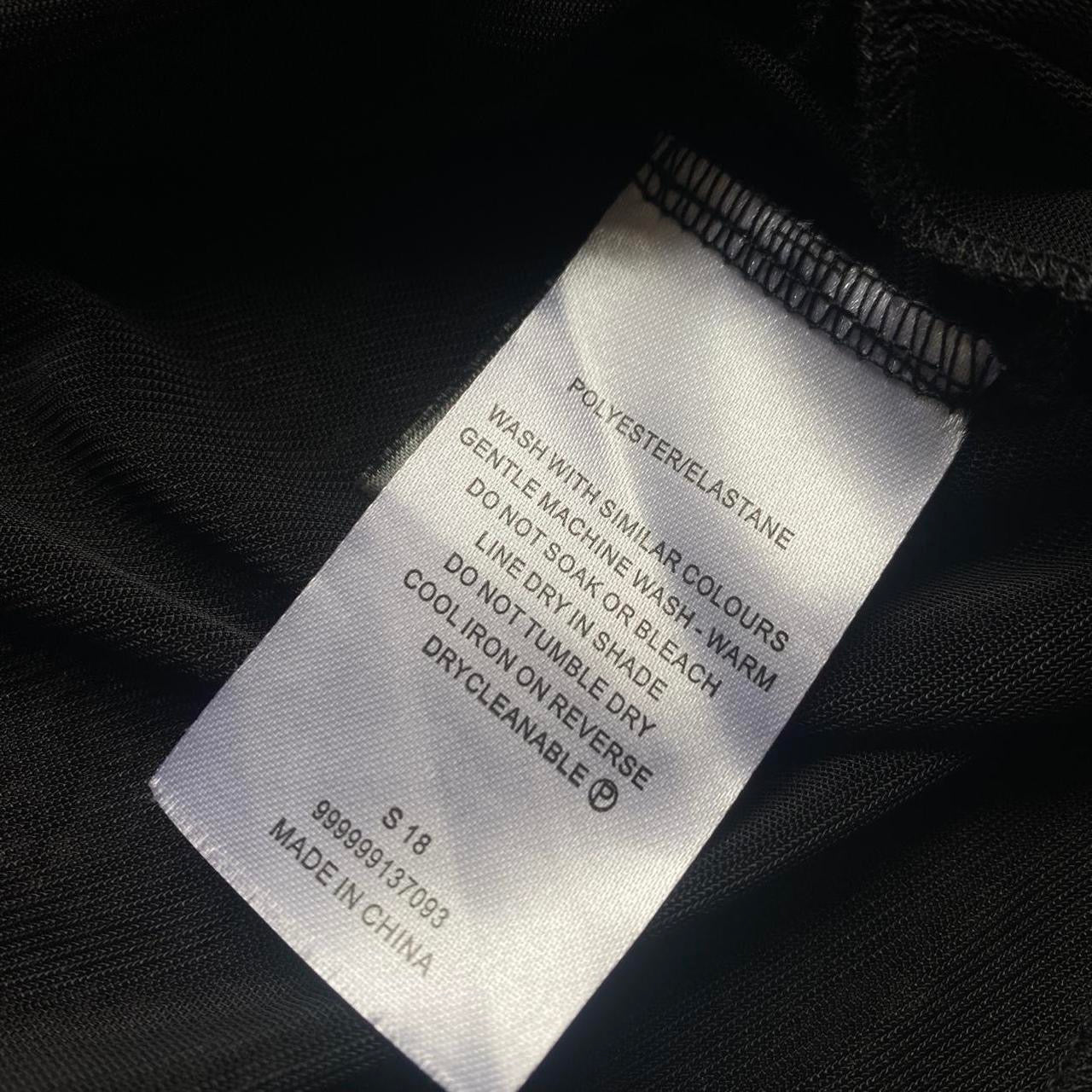 Black mesh tie-up cardigan