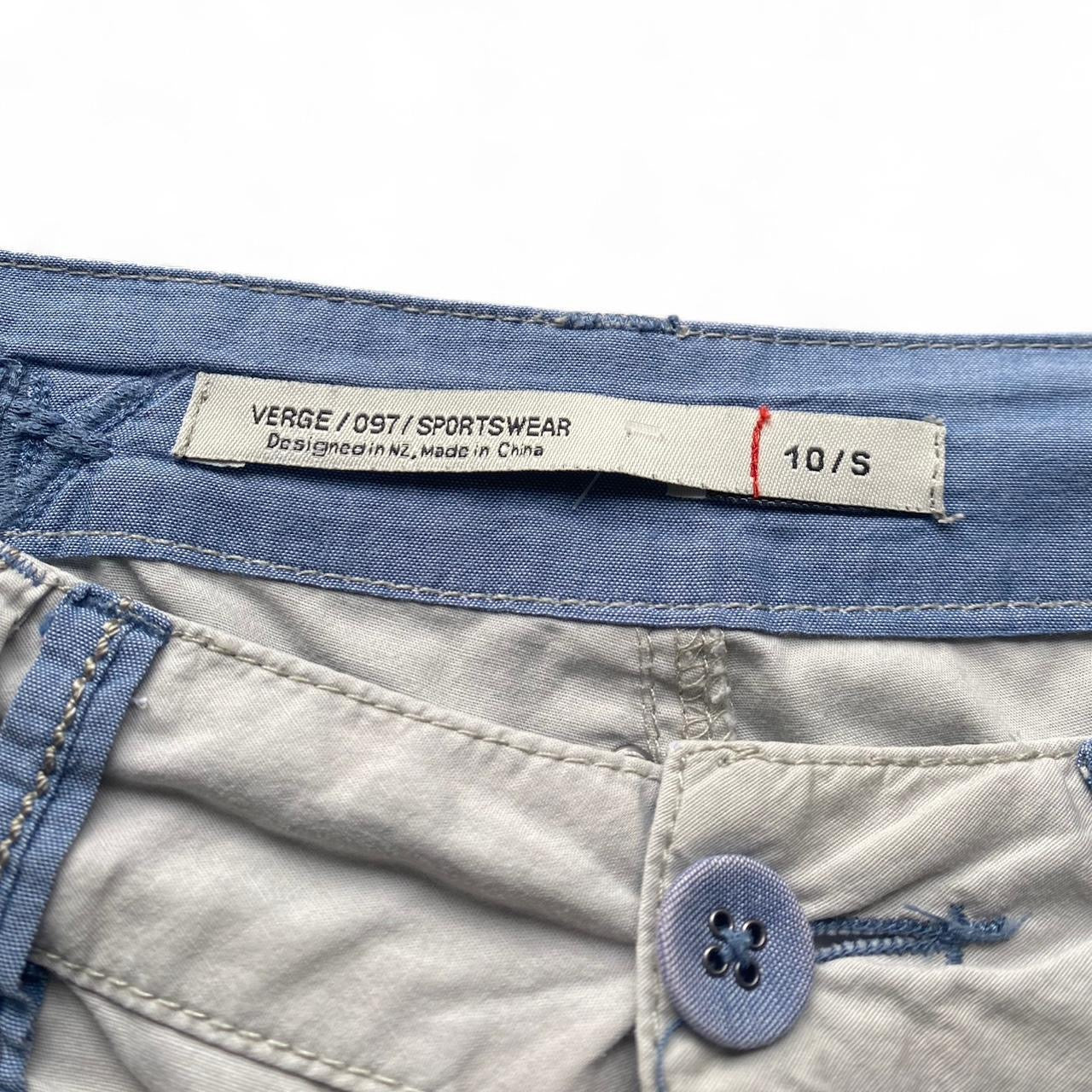 Y2K verge beige 3/4 cargo shorts