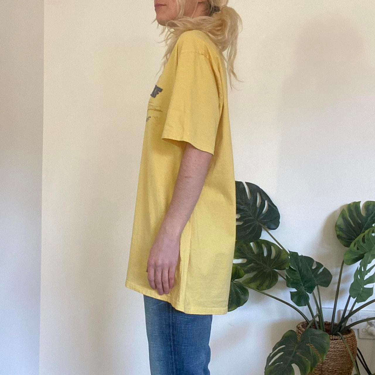 Sick Y2K Yellow and Grey zeal surf tee