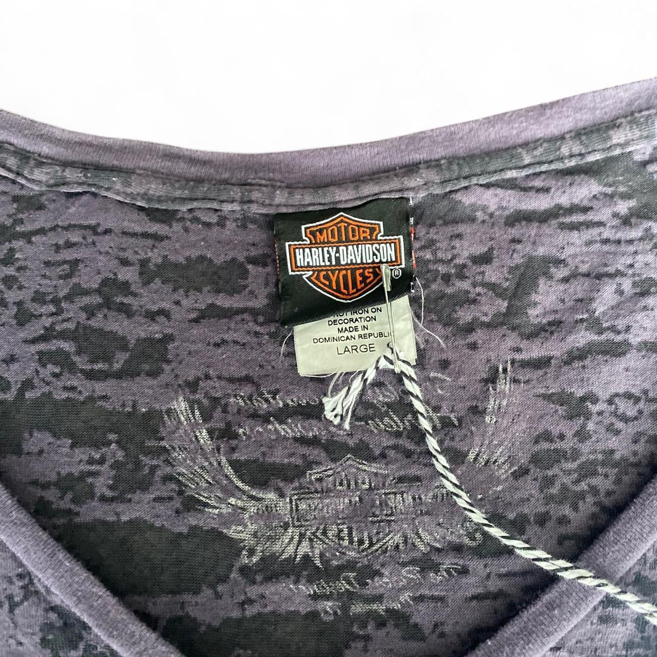 Y2K Harley Davidson Pink and Purple Longsleeve