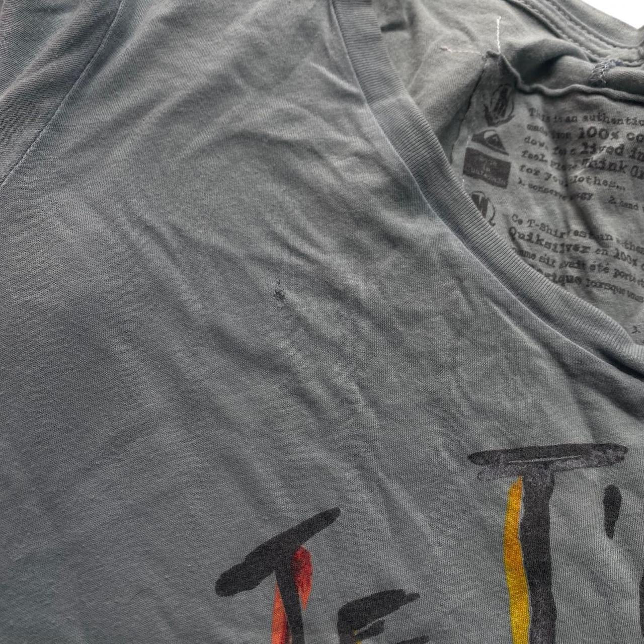 Light Blue ombre graphic quicksilver tee