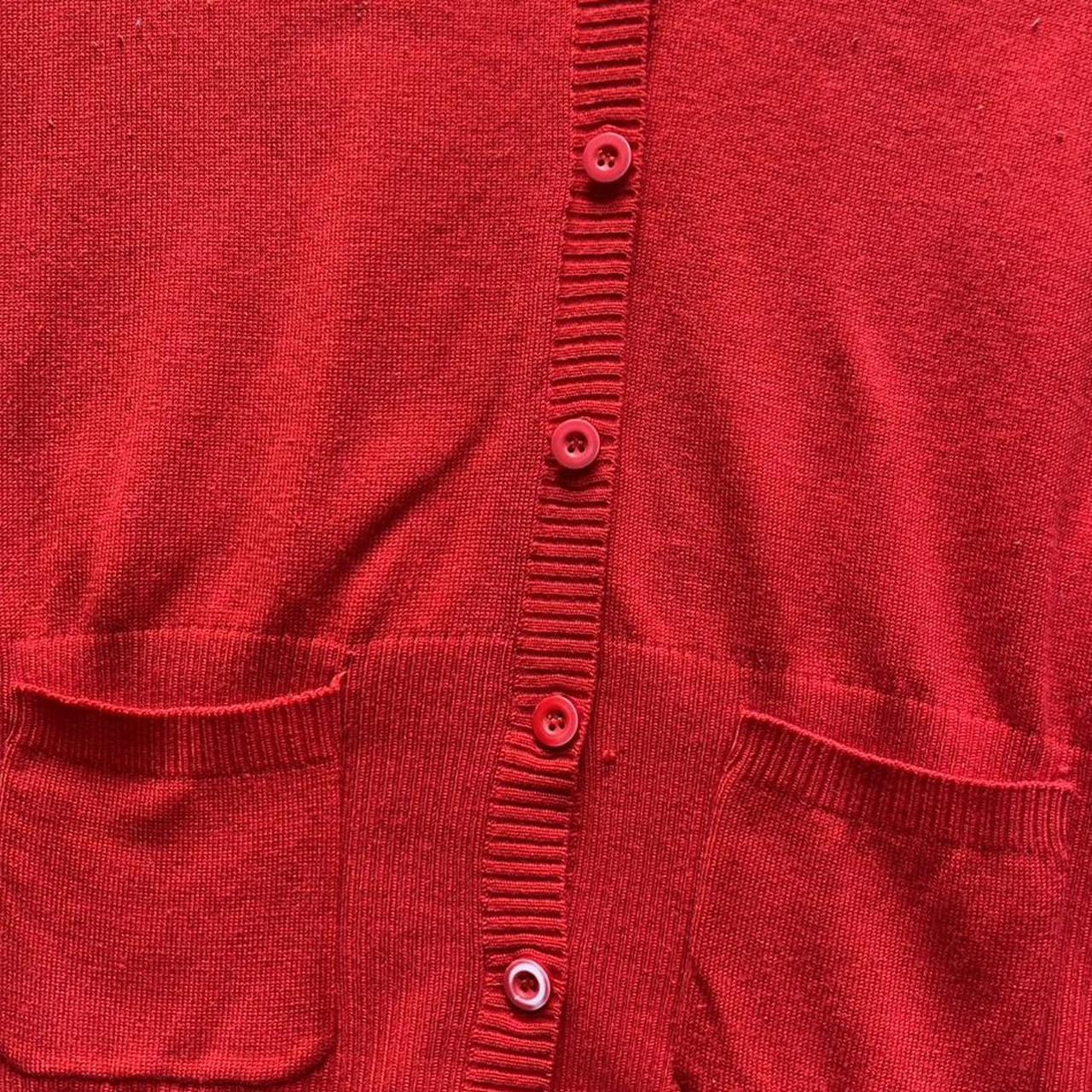 Cute red knit Cardi