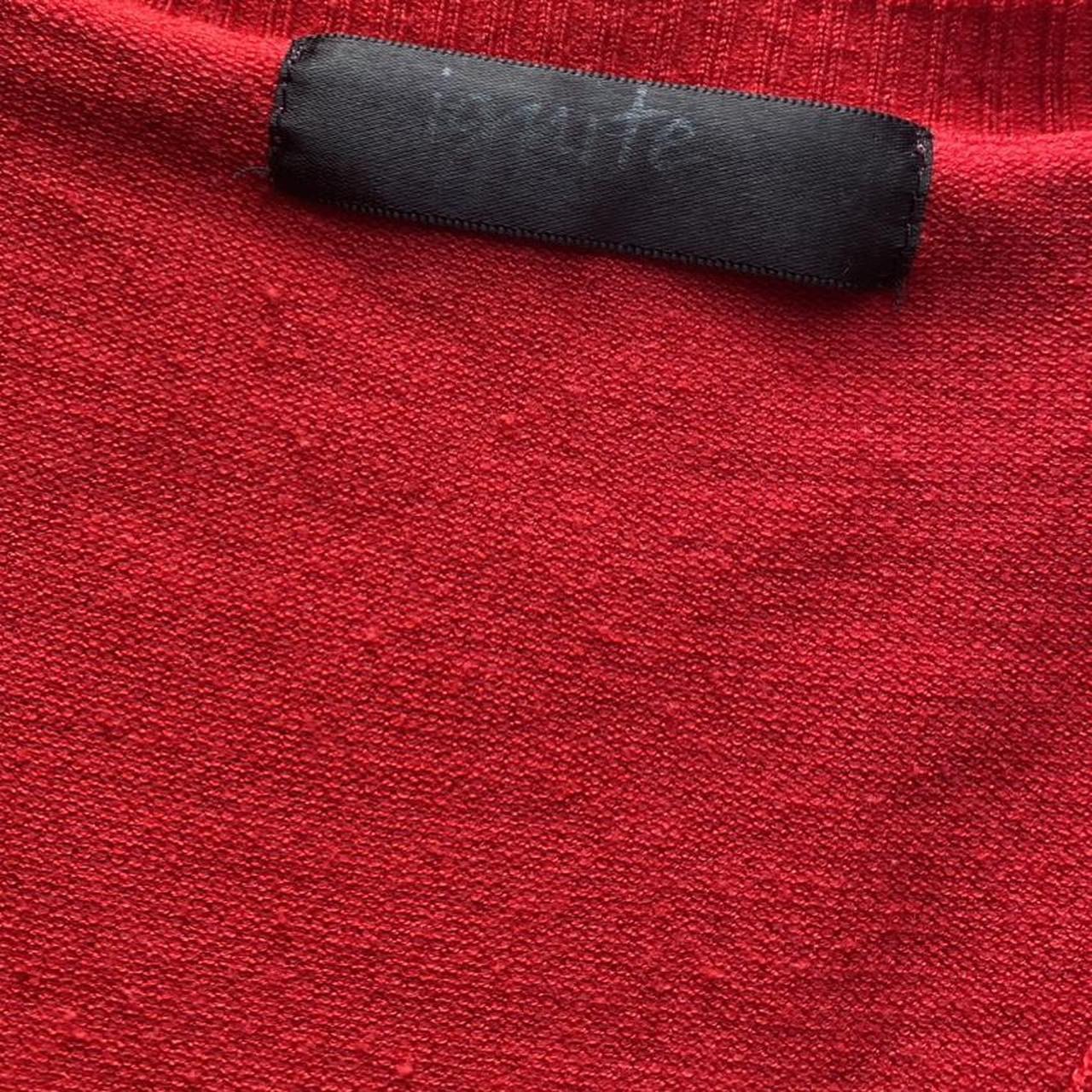 Cute red knit Cardi