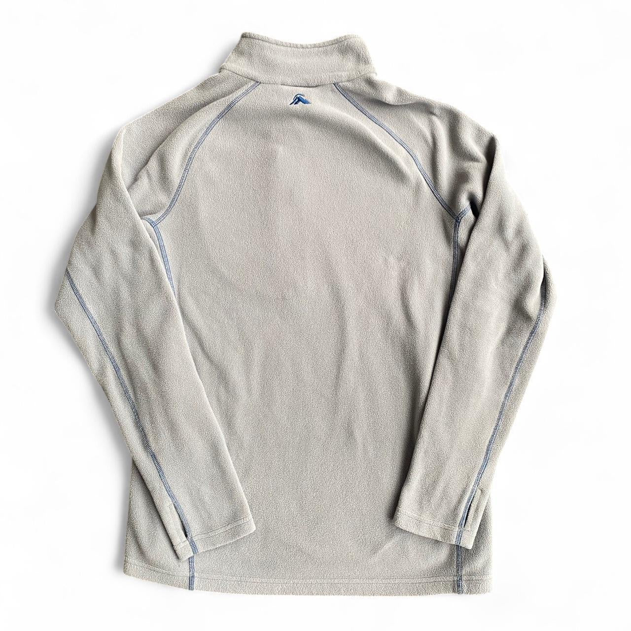 Macpac lightweight grey half zip fleece