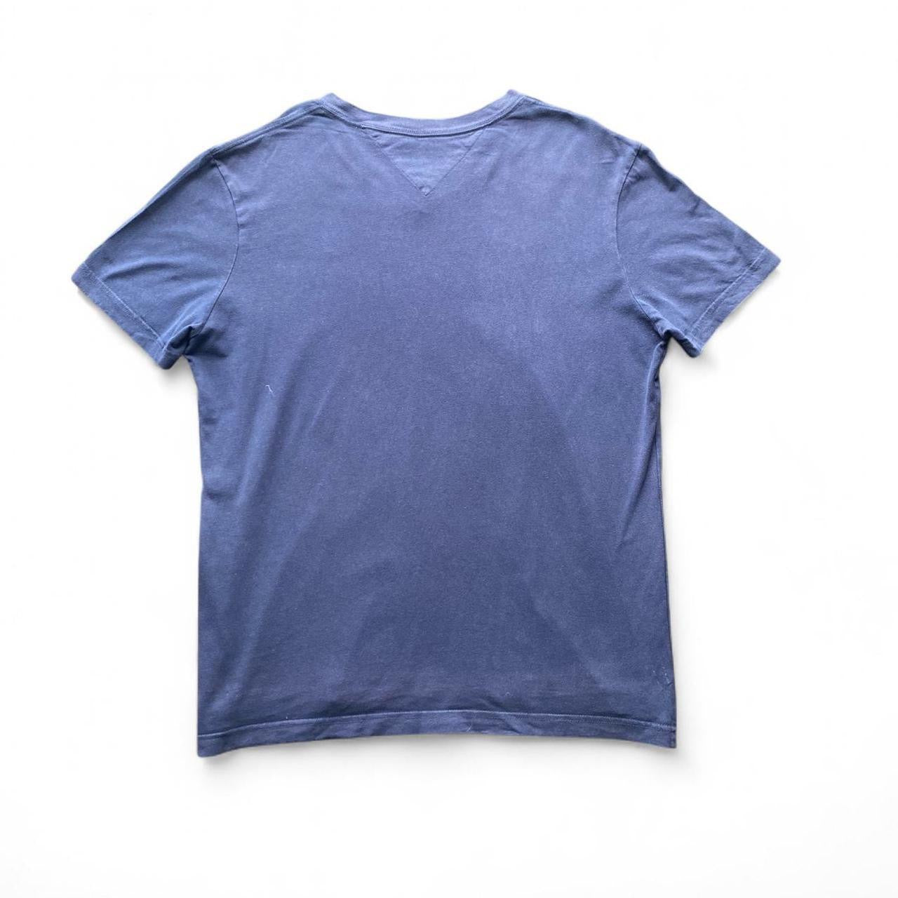 Navy Blue Tommy Hilfiger V-Neck cotton t-shirt