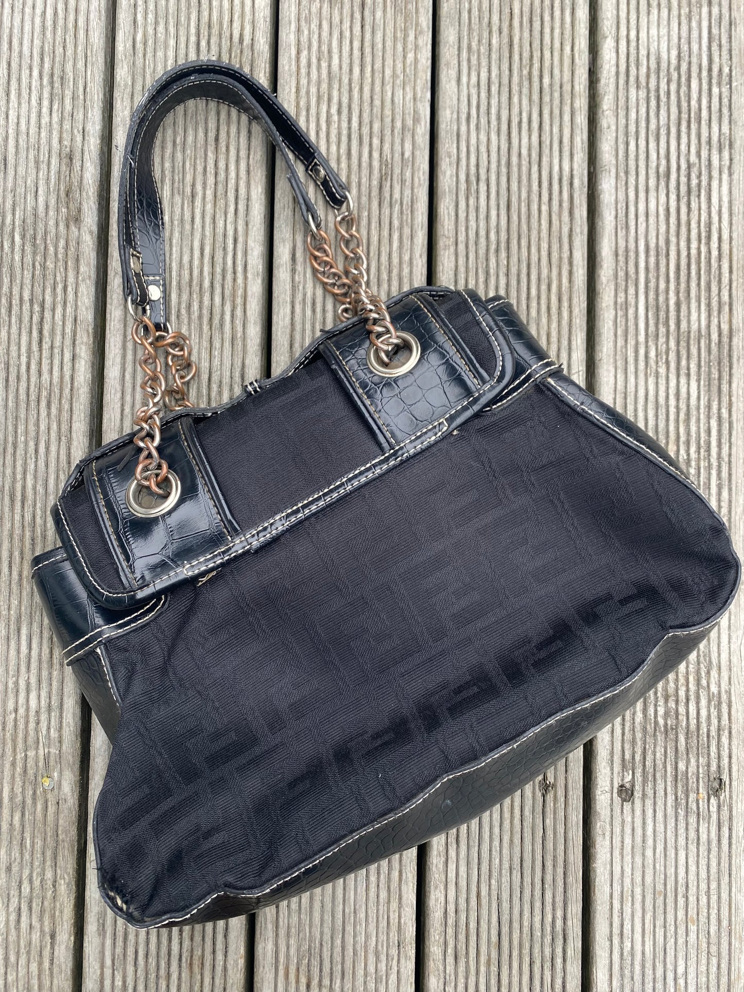 Bootleg Fendi Buckle shoulder bag