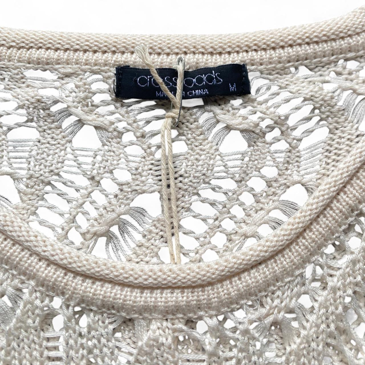 Beautiful Cream fairy crochet top