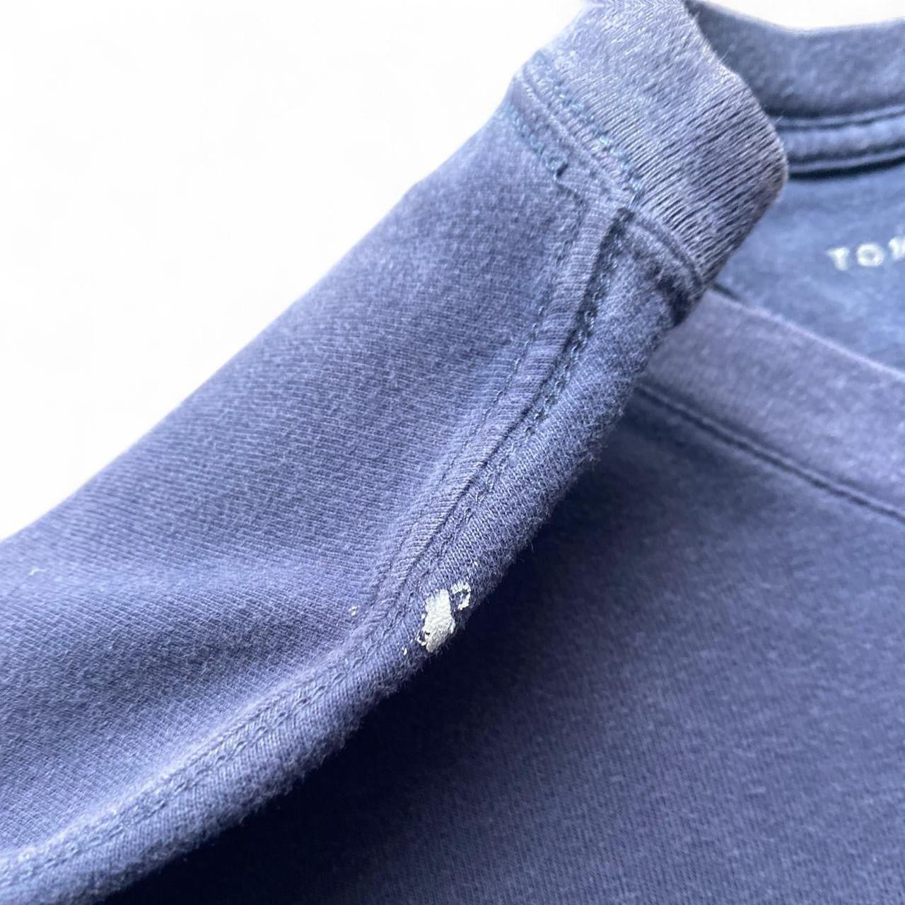 Navy Blue Tommy Hilfiger V-Neck cotton t-shirt