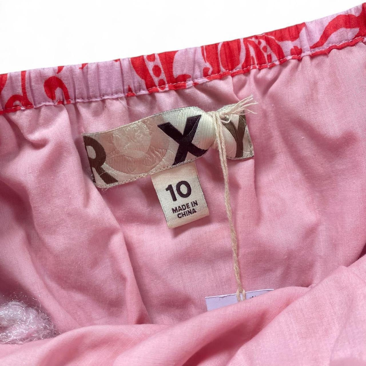 The cutest Roxy red and pink summer dress