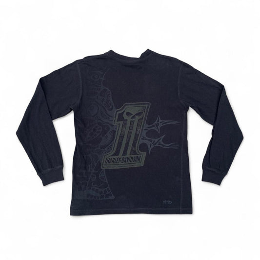 Black Graphic Harley Davidson Longsleeve