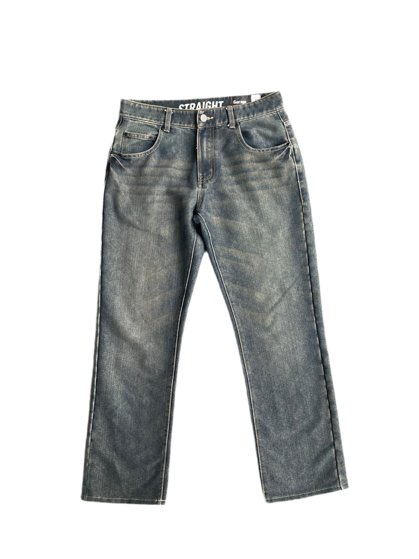 00s straight leg, low rise denim jeans