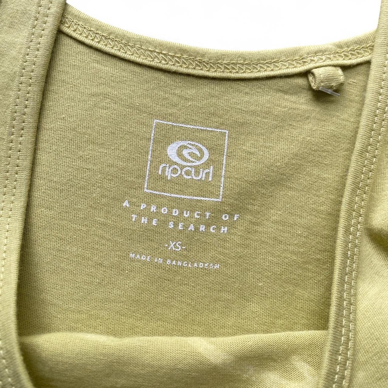 Cute Green cropped Rip Curl tank top