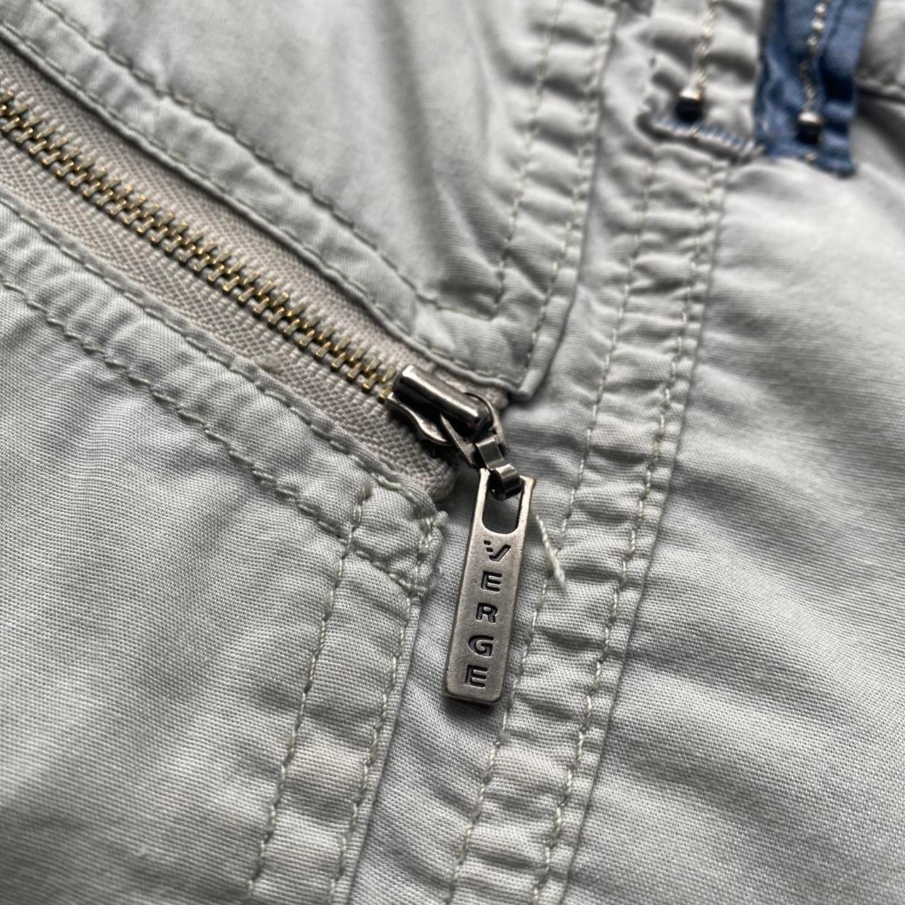 Y2K verge beige 3/4 cargo shorts
