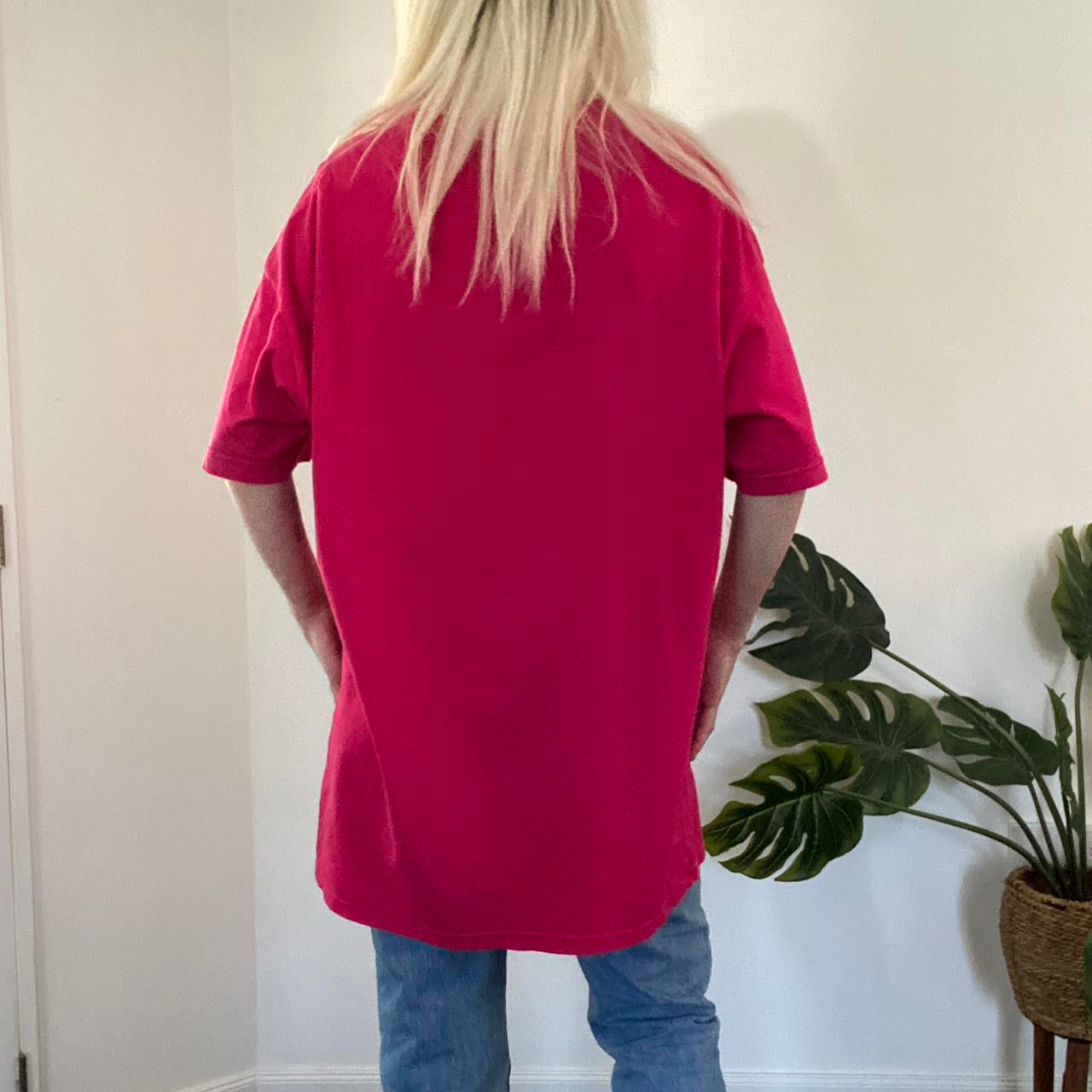 Thrasher pink and yellow tee