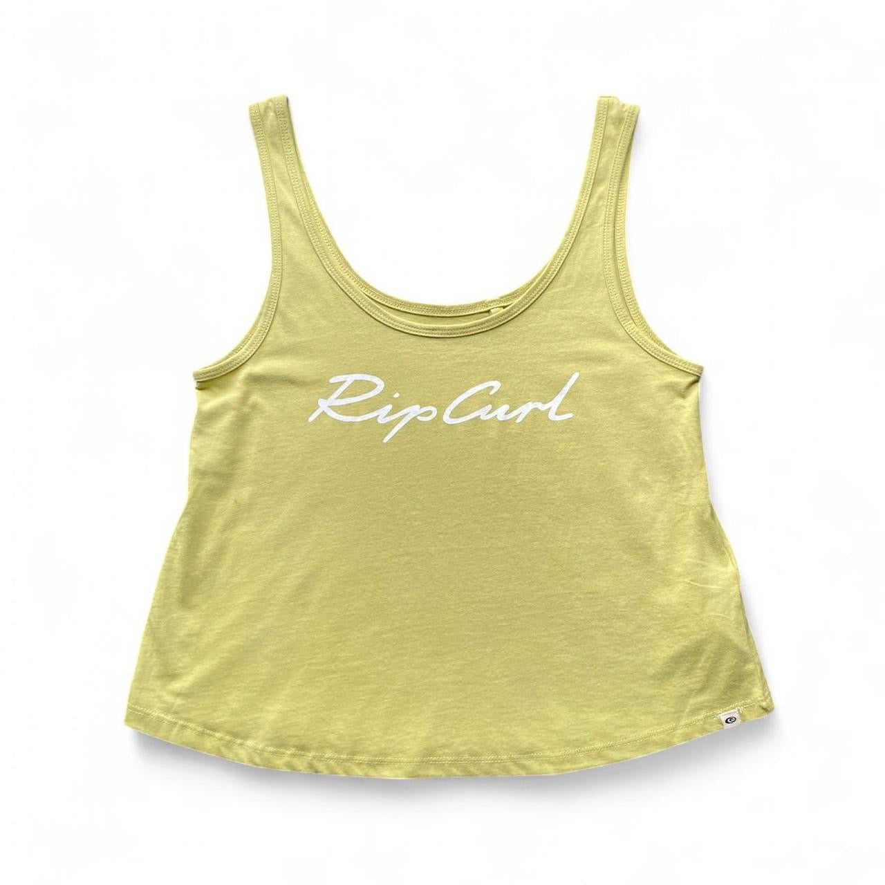 Cute Green cropped Rip Curl tank top