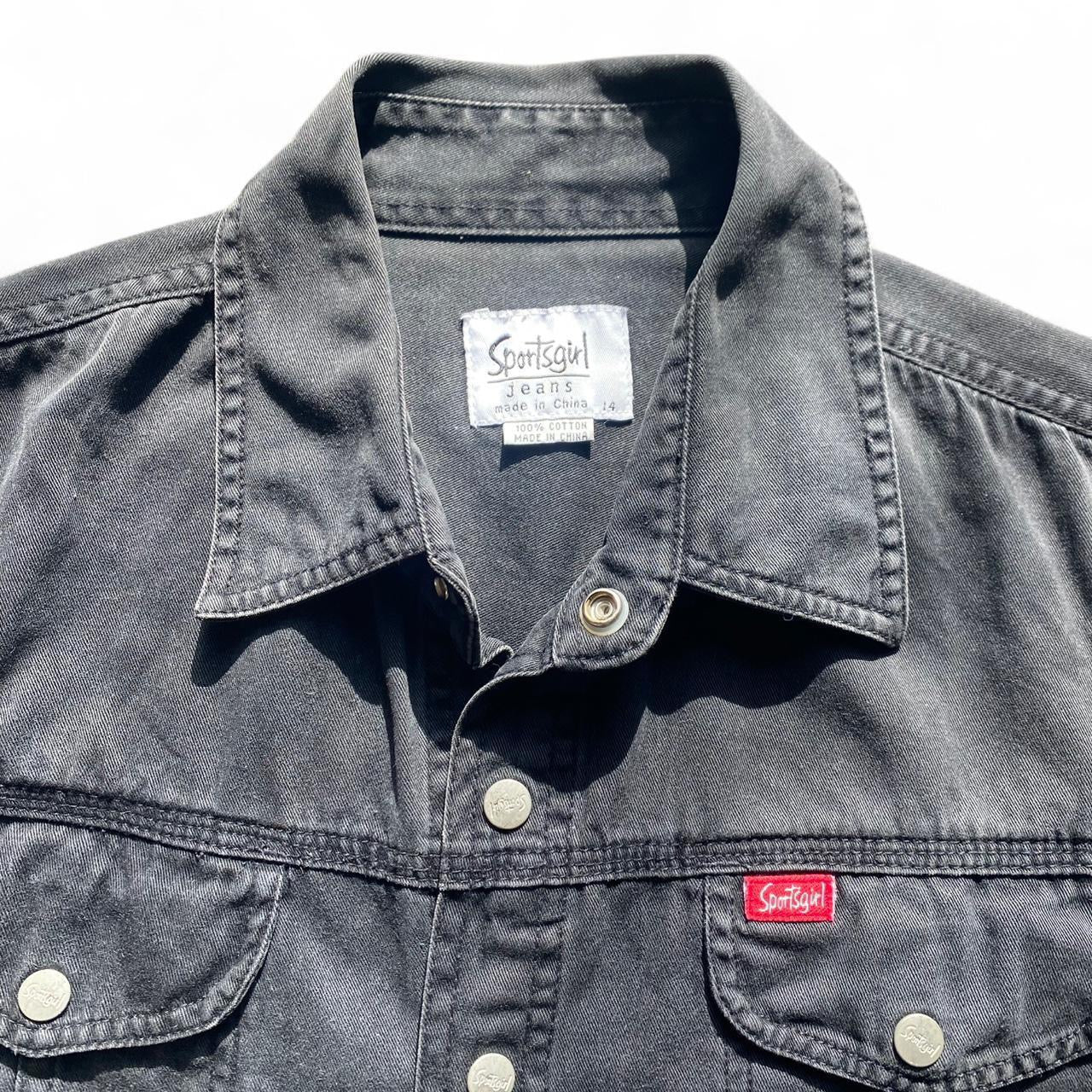 Black Denim Button Up Shirt