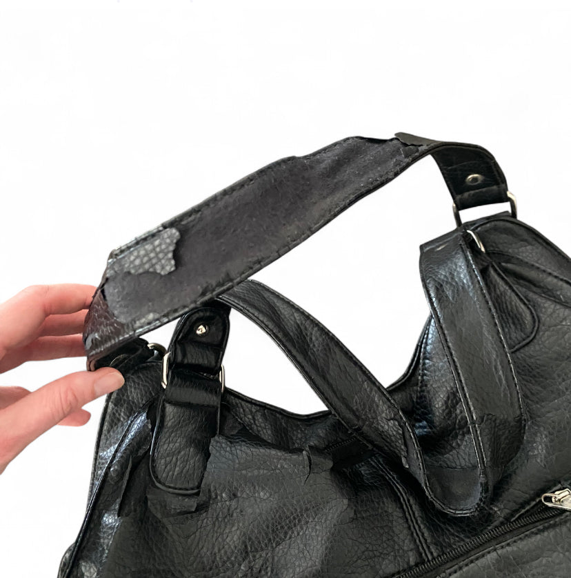 Y2K chunky leather Dolce & Gabbana bootleg shoulder bag