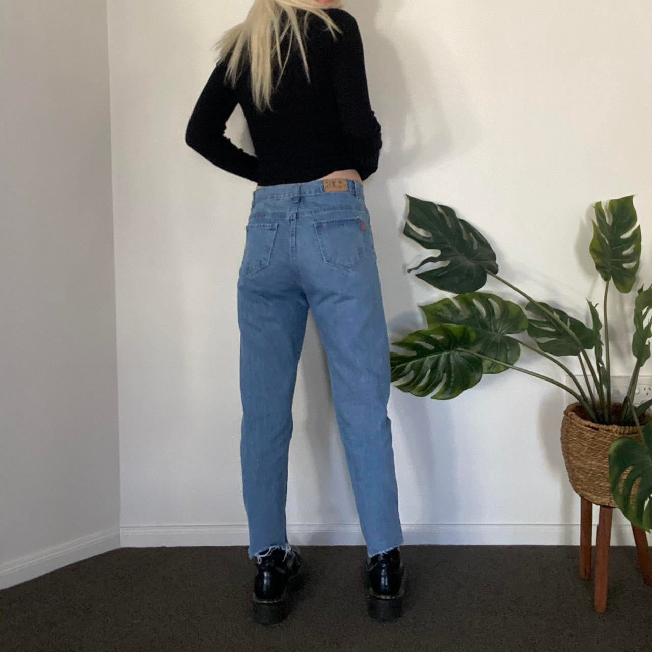 Vintage High waisted blue denim jeans