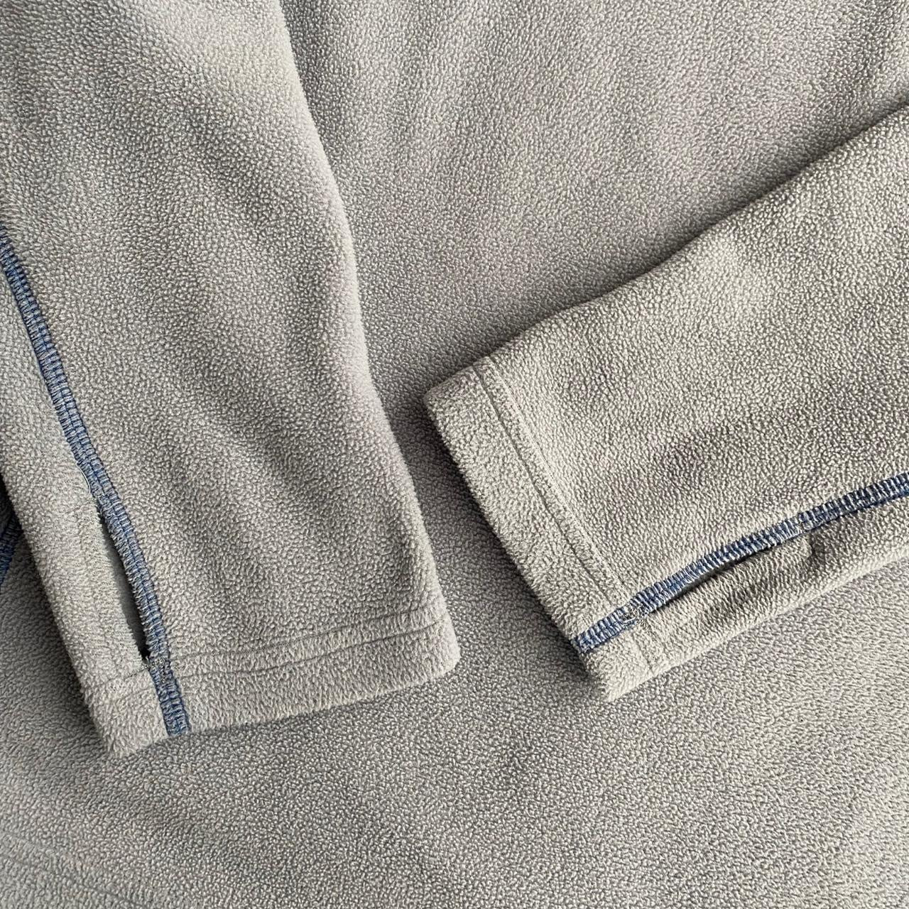 Macpac lightweight grey half zip fleece