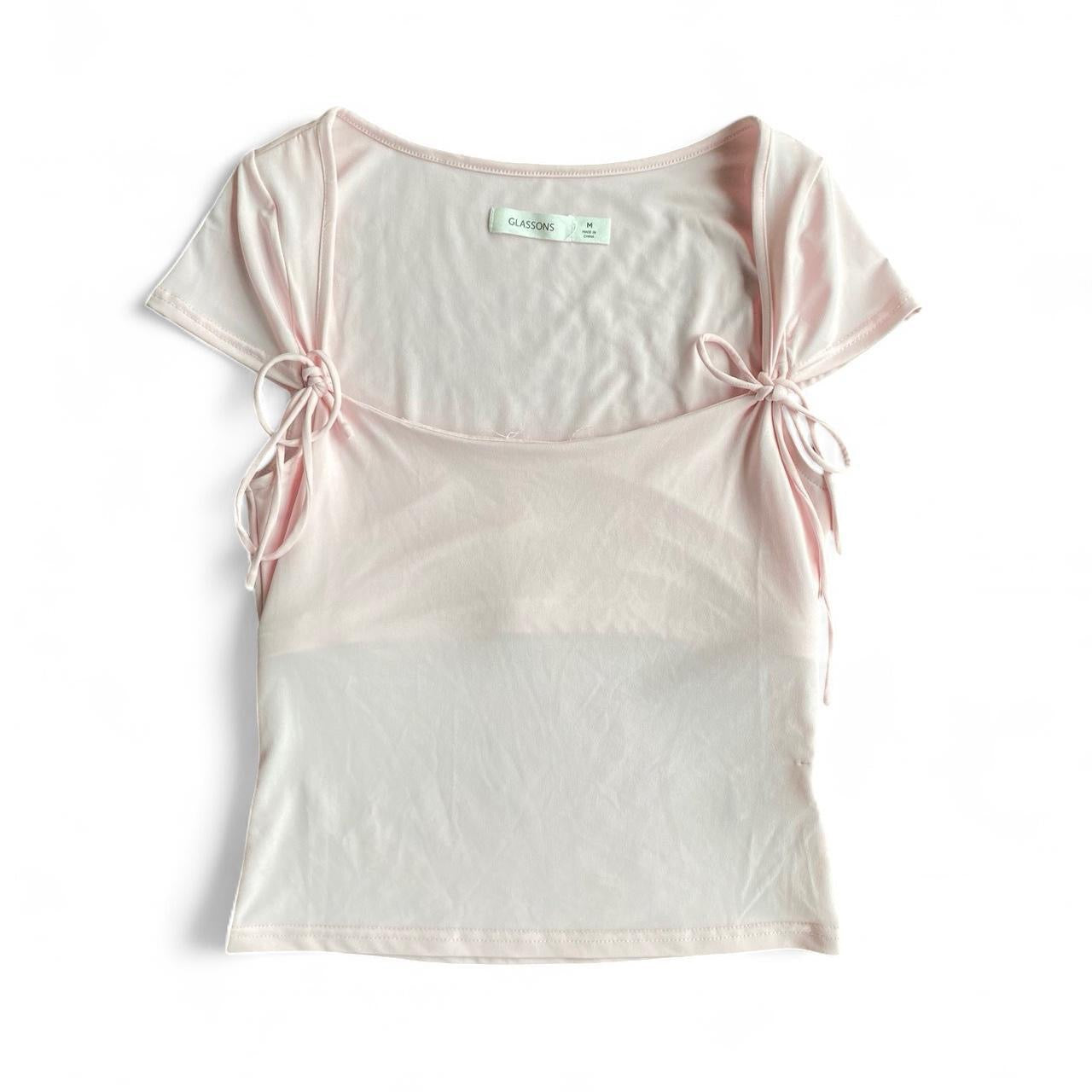 Cute Baby Pink top with bows