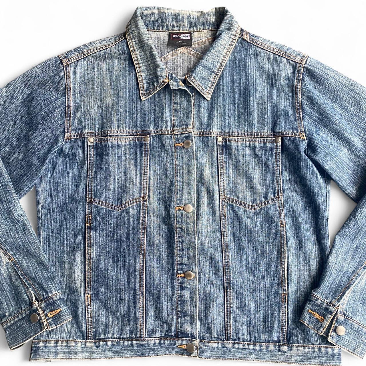 90s Vintage blue denim jacket