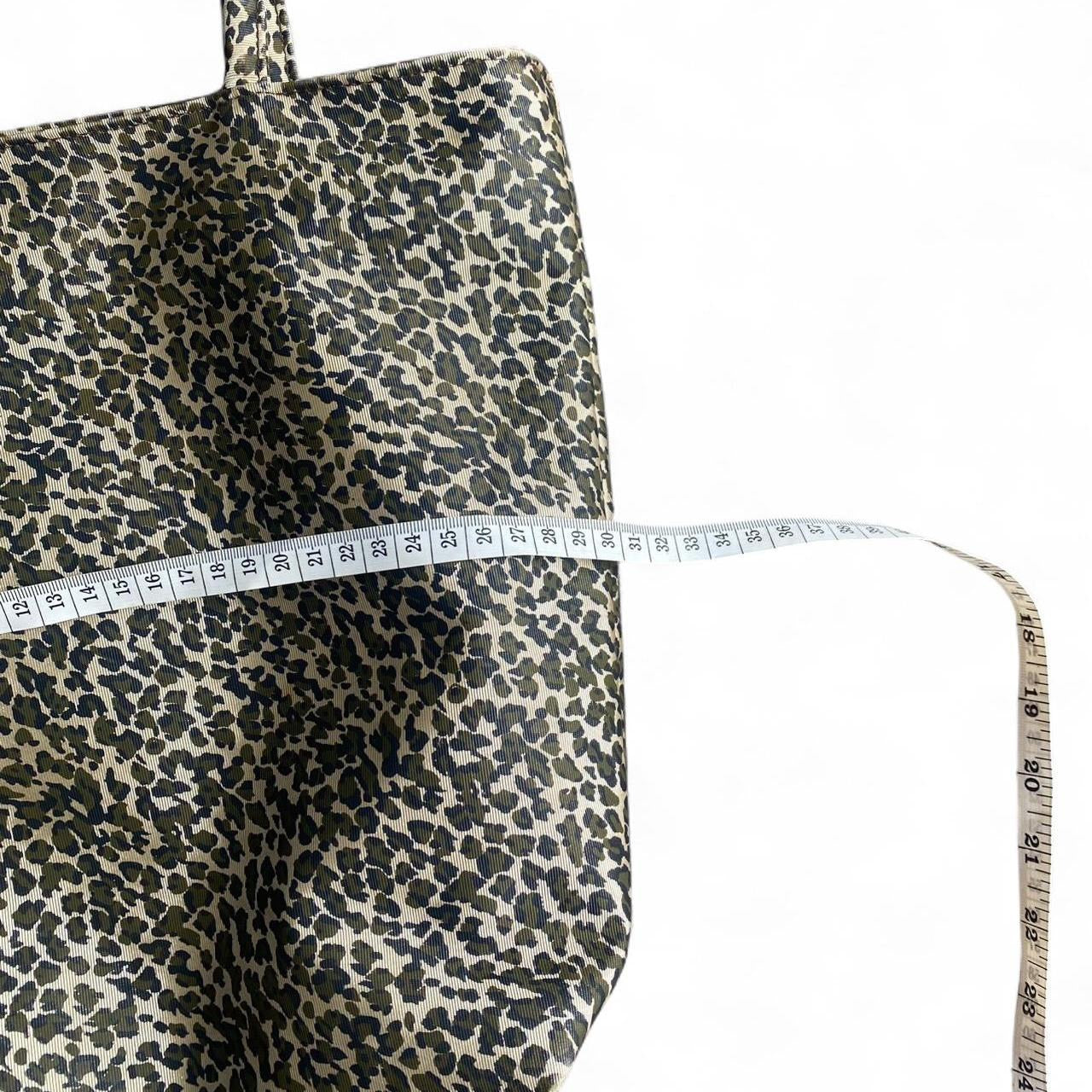 90s Vintage Cheetah Print Canvas Tote Bag!