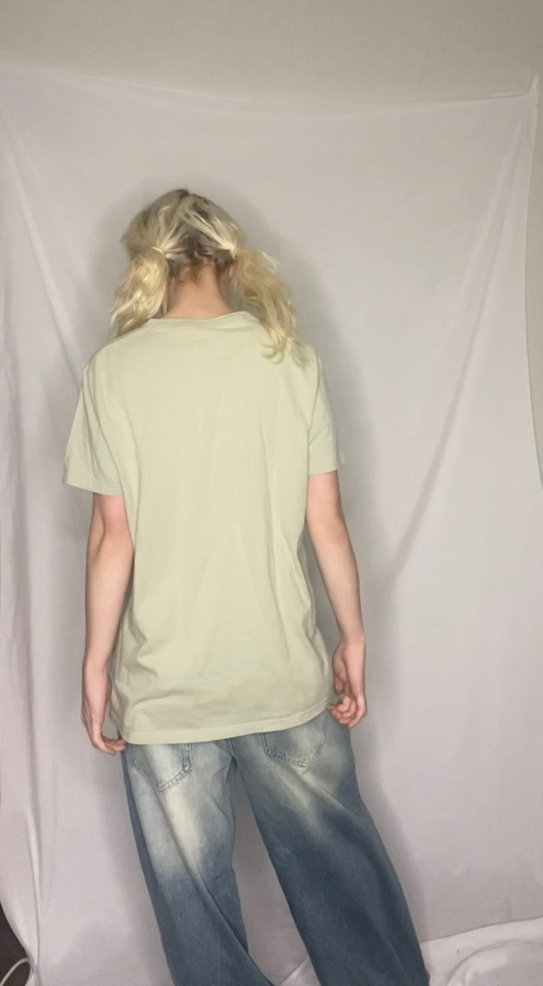 Cute sage green Hollister graphic tee!